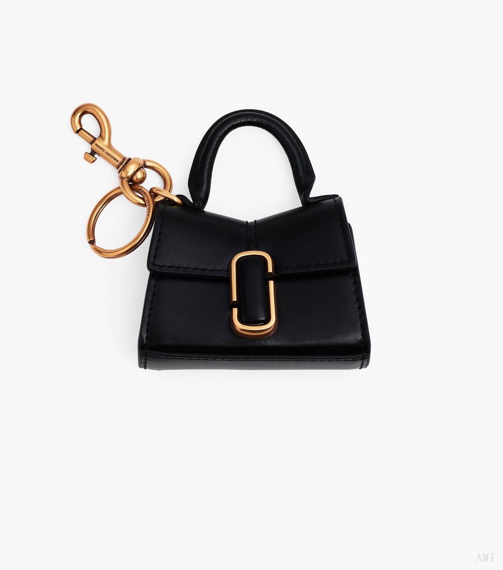 The Nano St. Marc Top Handle Charm - Black