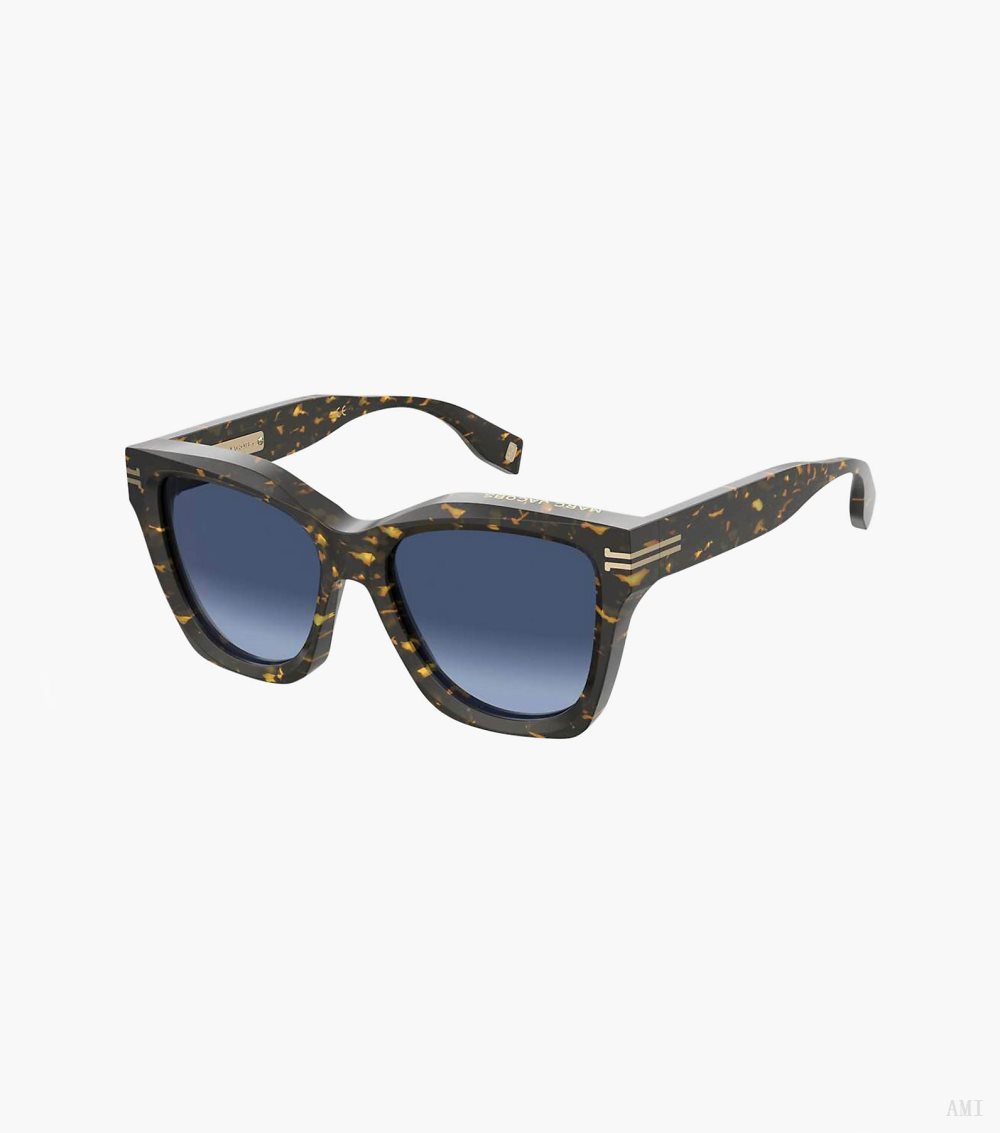 Icon Edge Oversized Square Sunglasses - Havana