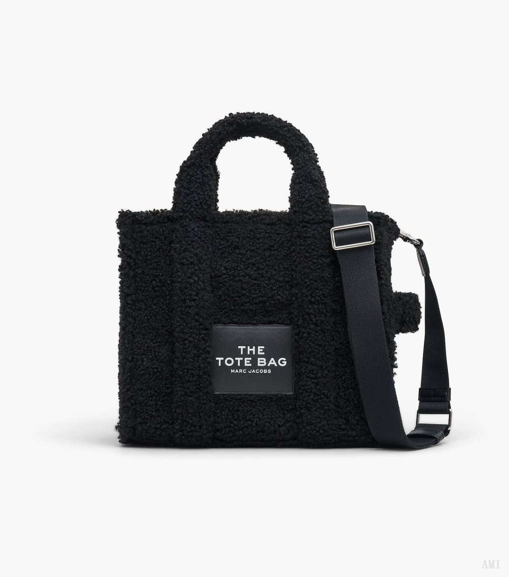 The Teddy Medium Tote Bag - Black