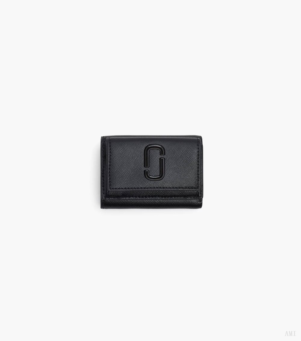 The Utility Snapshot Dtm Mini Trifold Wallet - Black