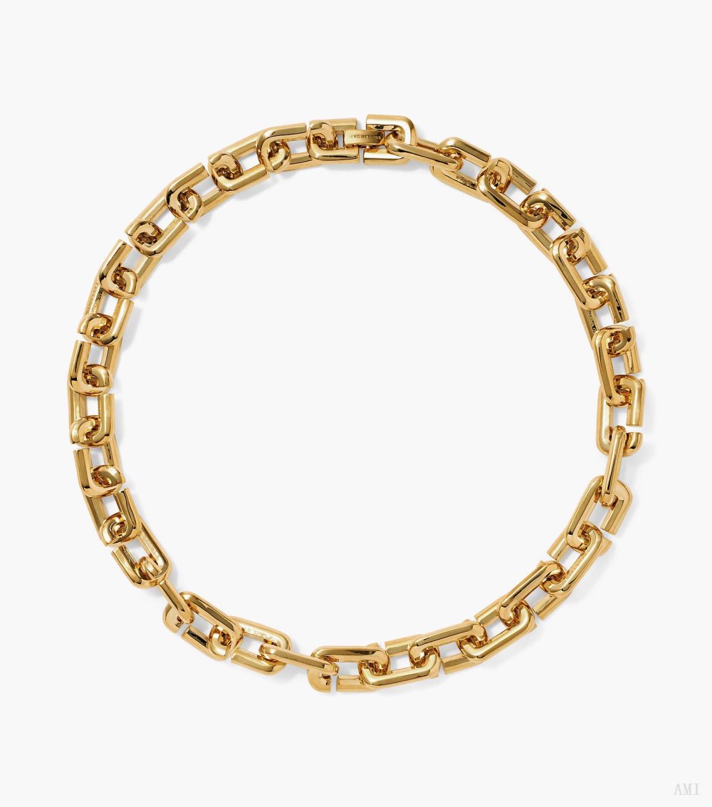 The J Marc Chain Link Necklace - Gold
