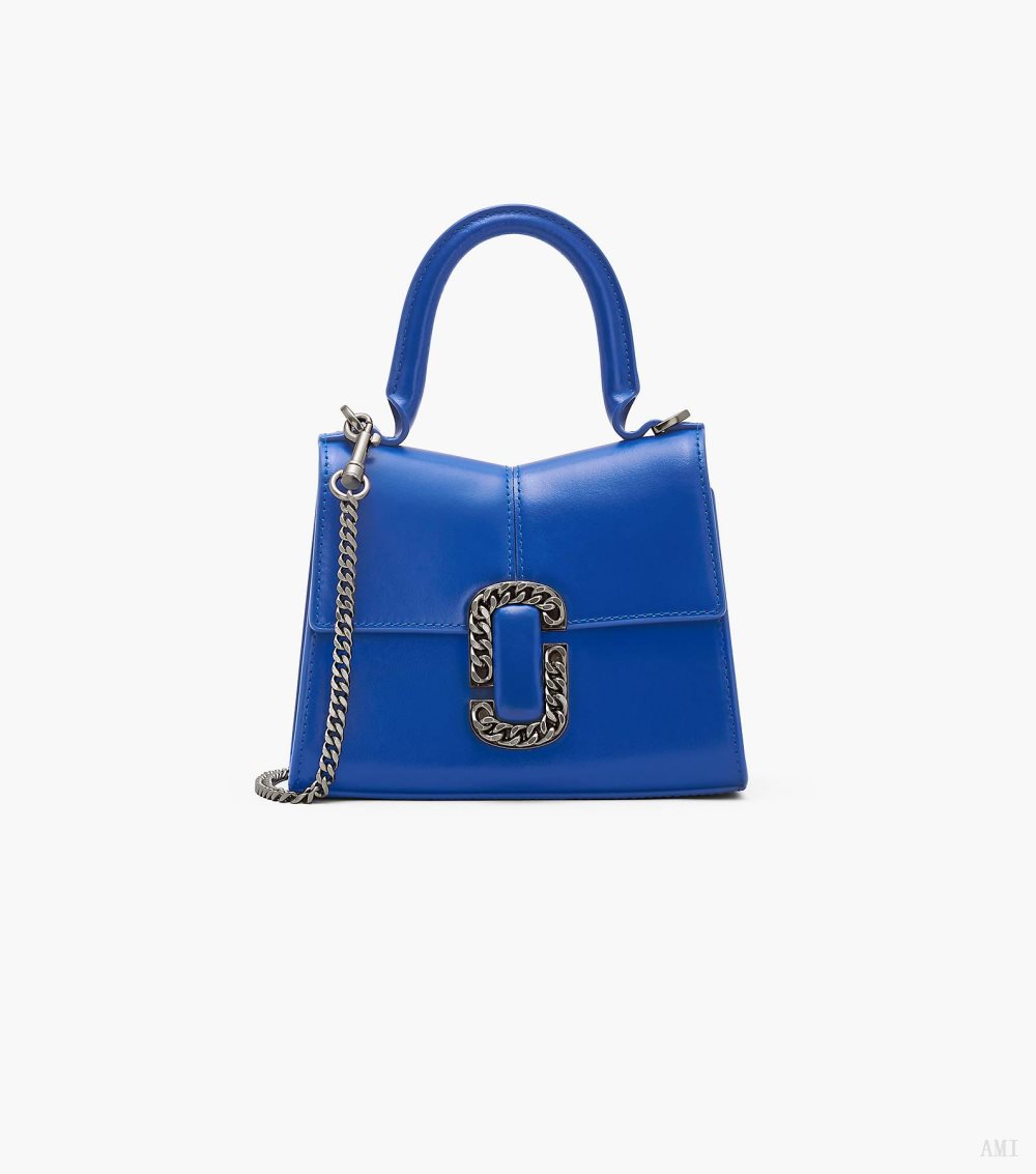 The St. Marc Mini Top Handle - Cobalt