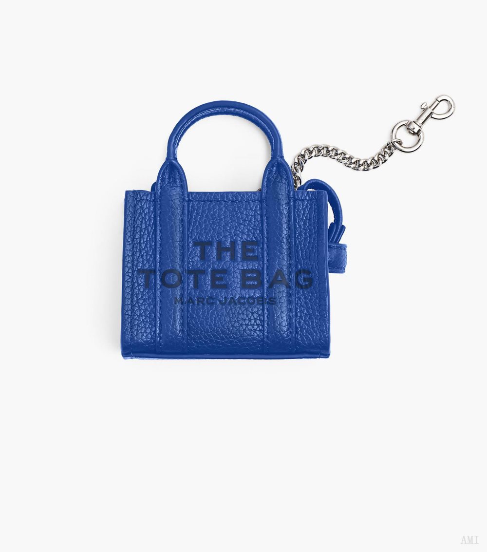 The Nano Tote Bag Charm - Cobalt