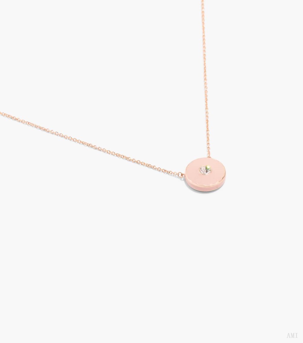 The Medallion Pendant - Sand/Rose Gold