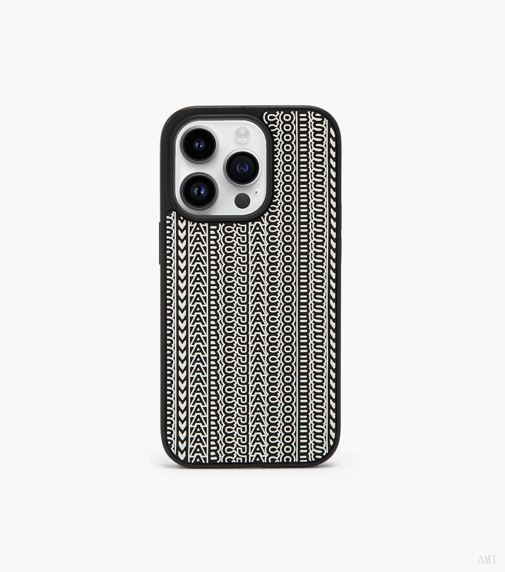 The Monogram Iphone 14 Pro 3D Case - Black/White
