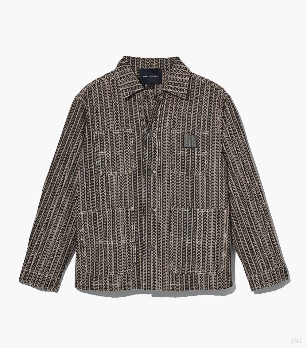 Monogram Painters Jacket - Beige Multi