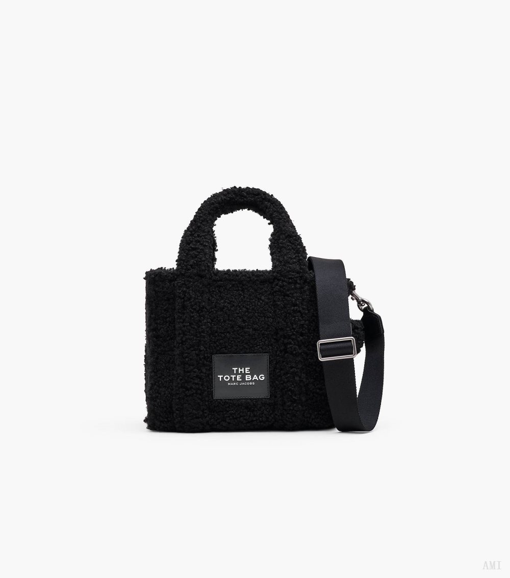 The Teddy Small Tote Bag - Black