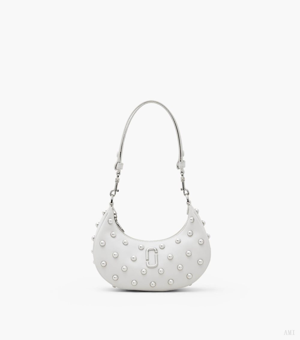 The Pearl Small Curve Bag - White