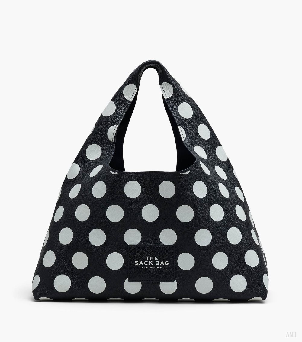 The Spots Xl Sack Bag - Black/White