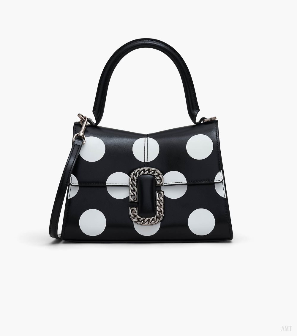 The Spots St. Marc Top Handle - Black/White