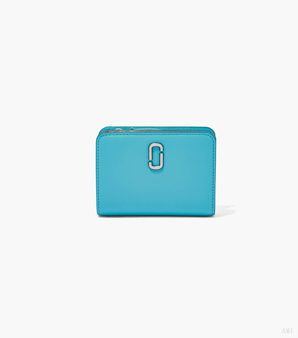 The J Marc Mini Compact Wallet - Pool