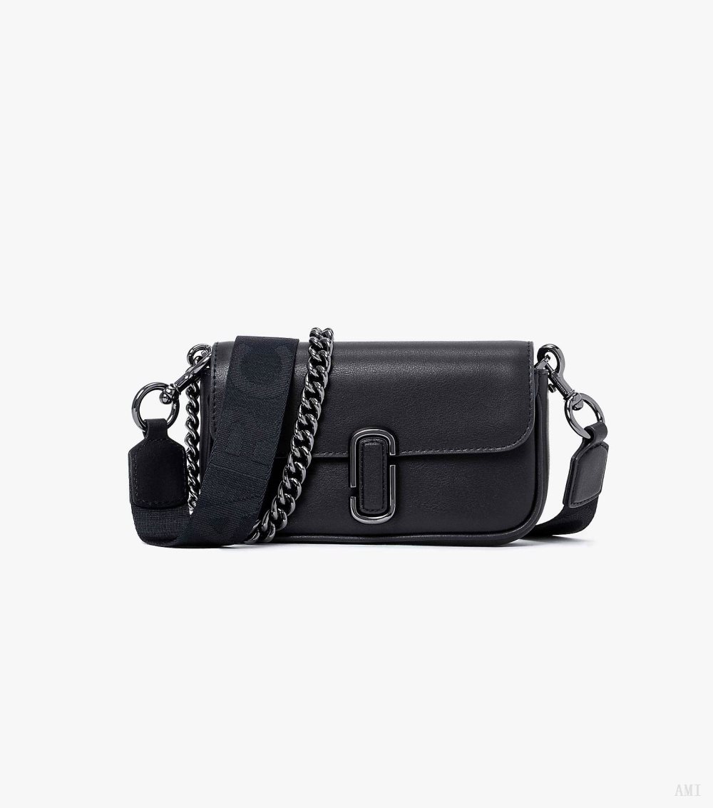 The J Marc Mini Bag - Black/Gunmetal