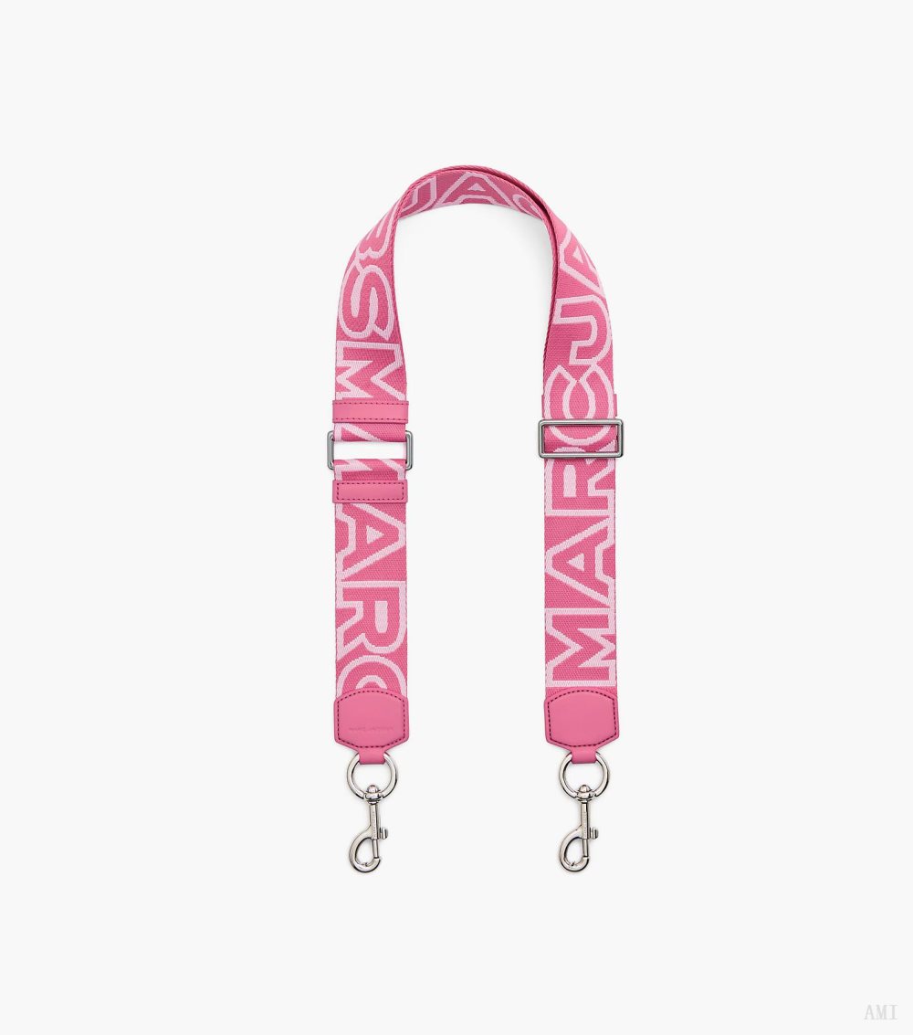 The Outline Logo Webbing Strap - Petal Pink