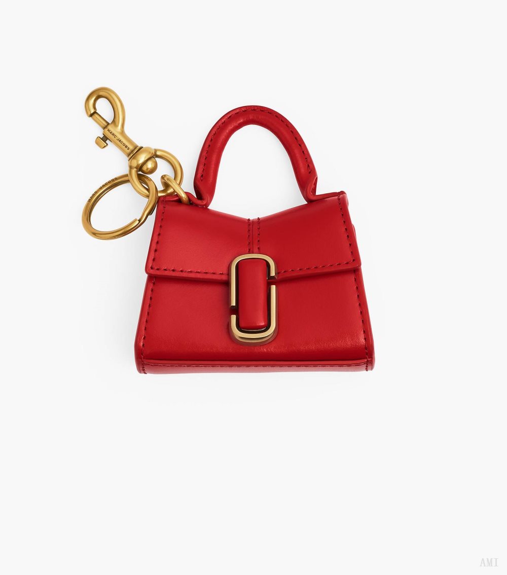 The Nano St. Marc Top Handle Charm - True Red