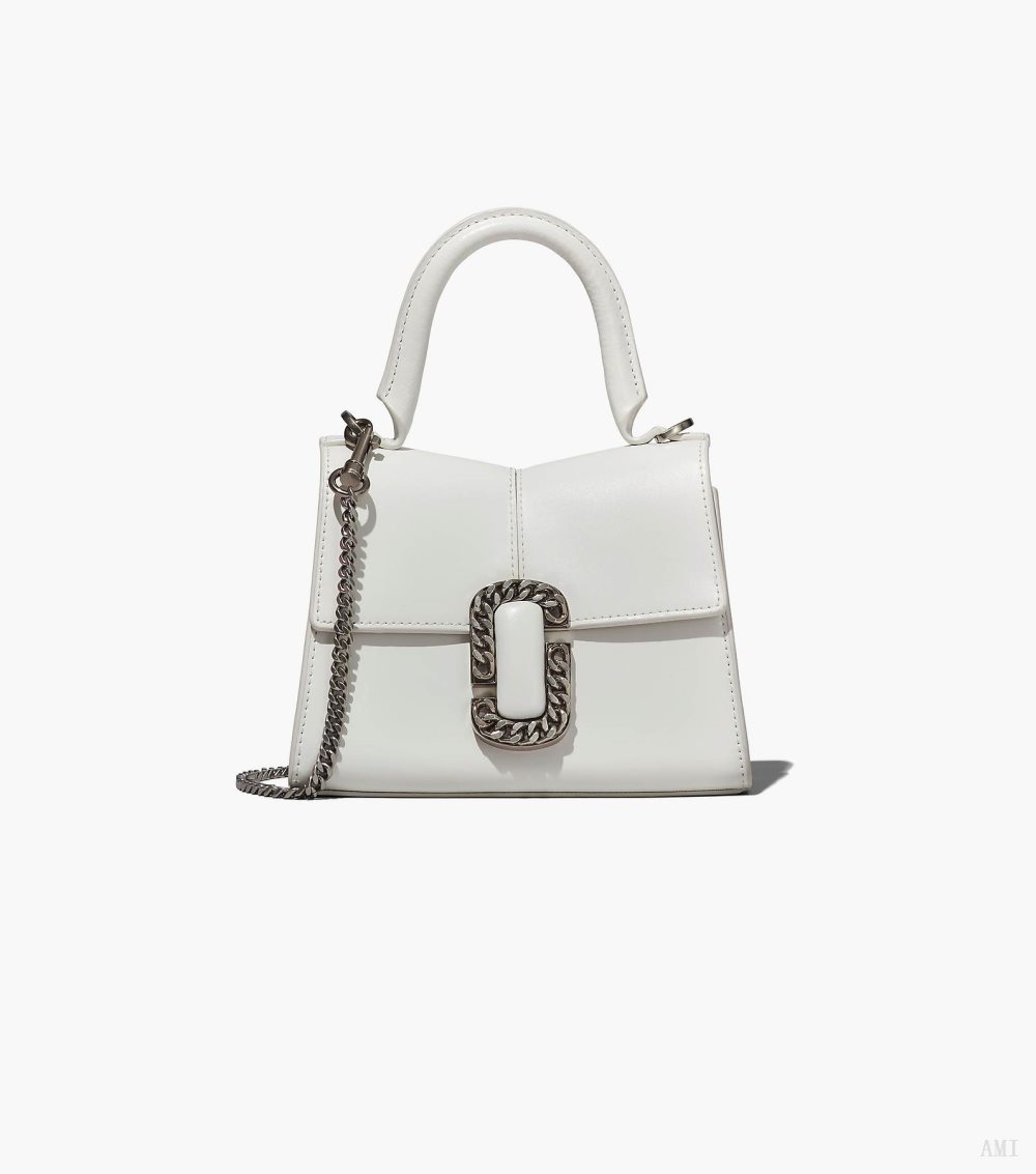 The St. Marc Mini Top Handle - White