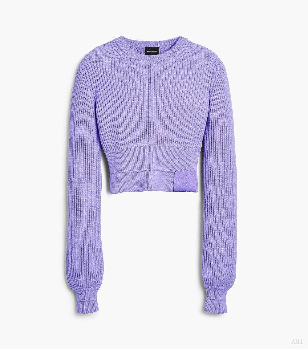 The Femme Crewneck Sweater - Iced Lavender