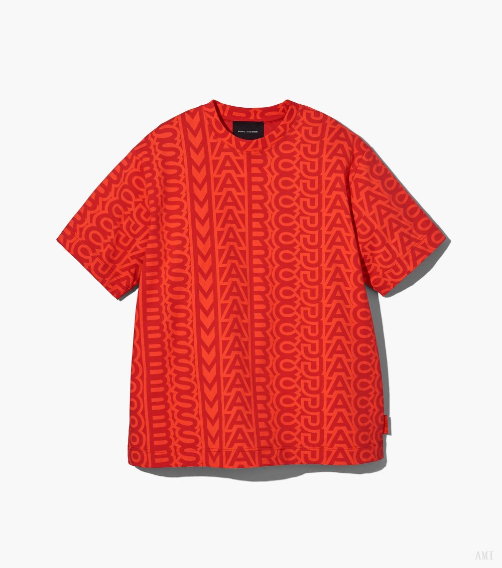 The Monogram Big T-Shirt - Electric Orange/True Red