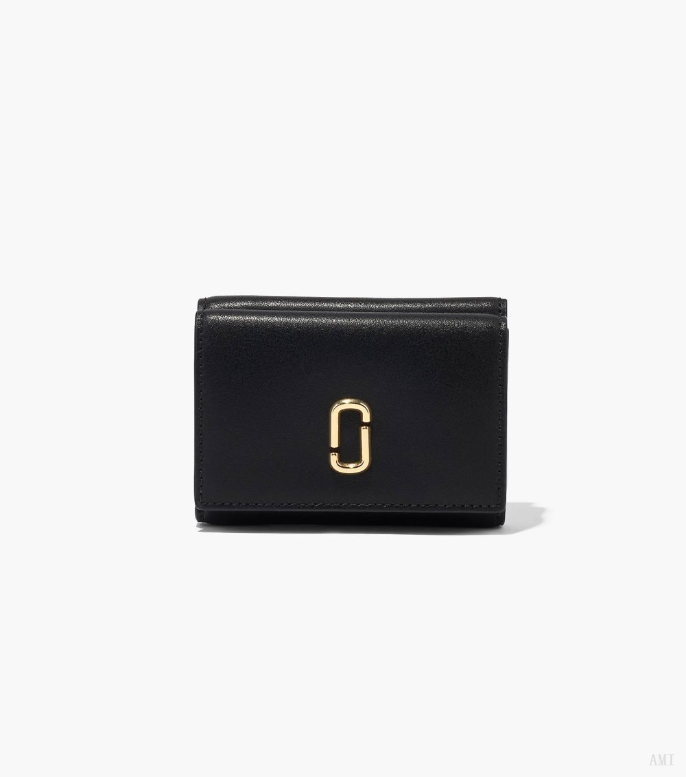 The J Marc Trifold Wallet - Black