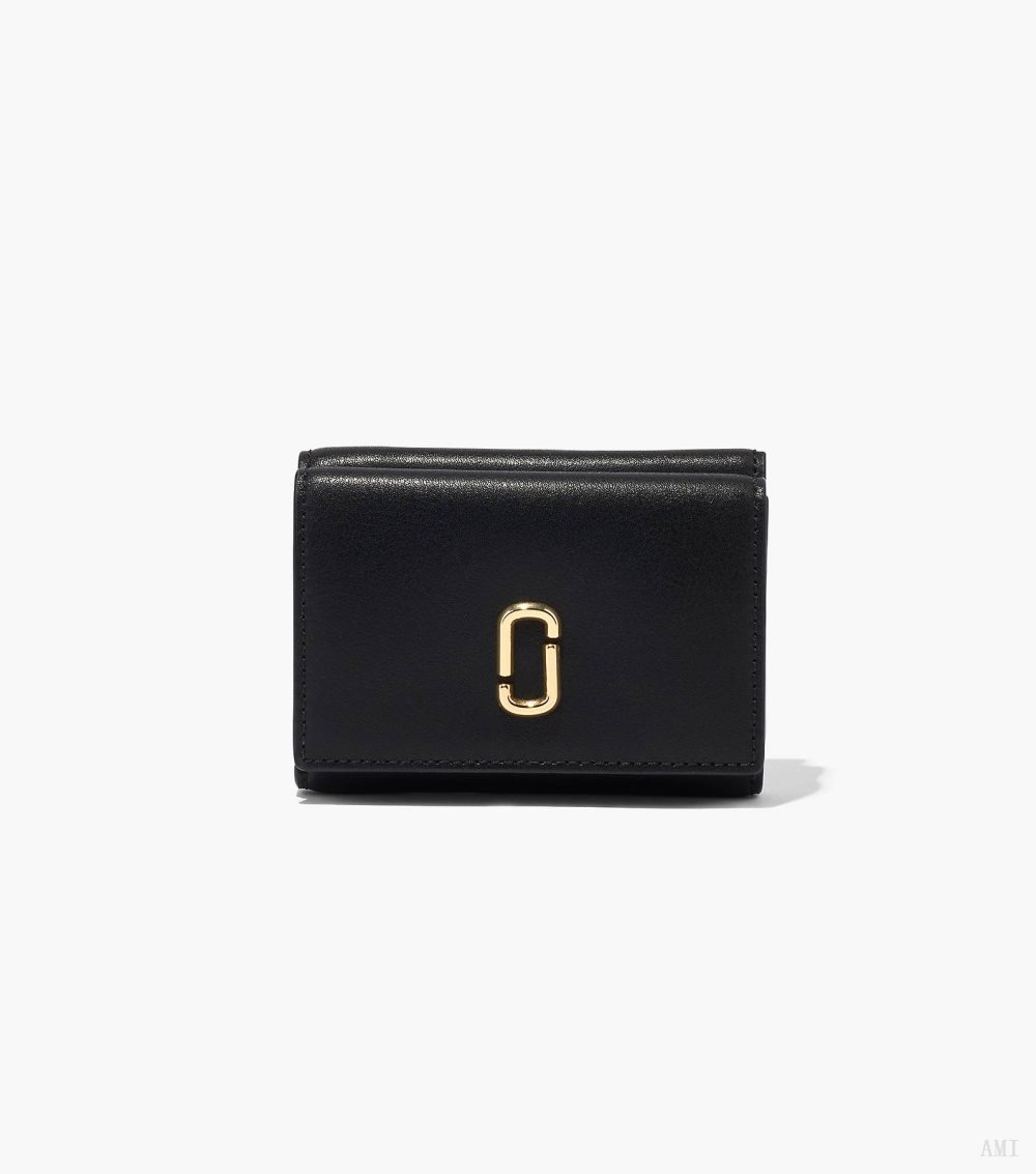 The J Marc Trifold Wallet - Black