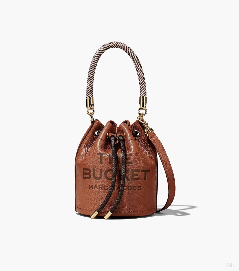 The Leather Bucket Bag - Argan Oil