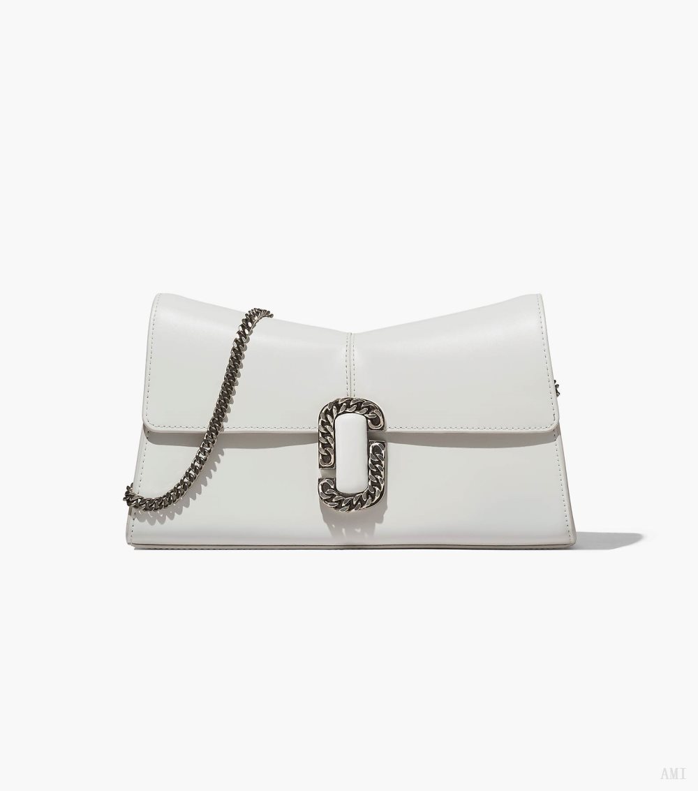 The St. Marc Convertible Clutch - White