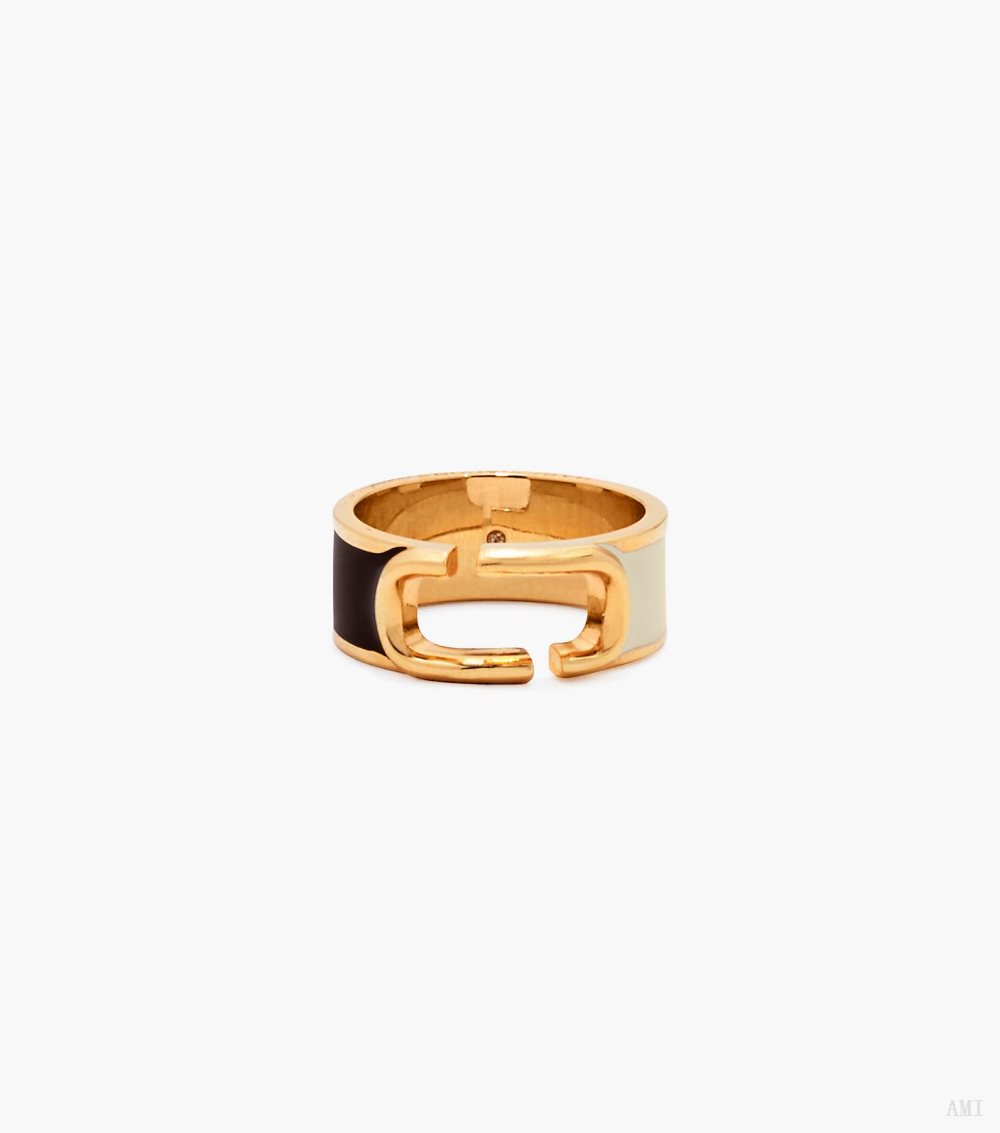 The J Marc Colorblock Ring - Black Multi/Gold