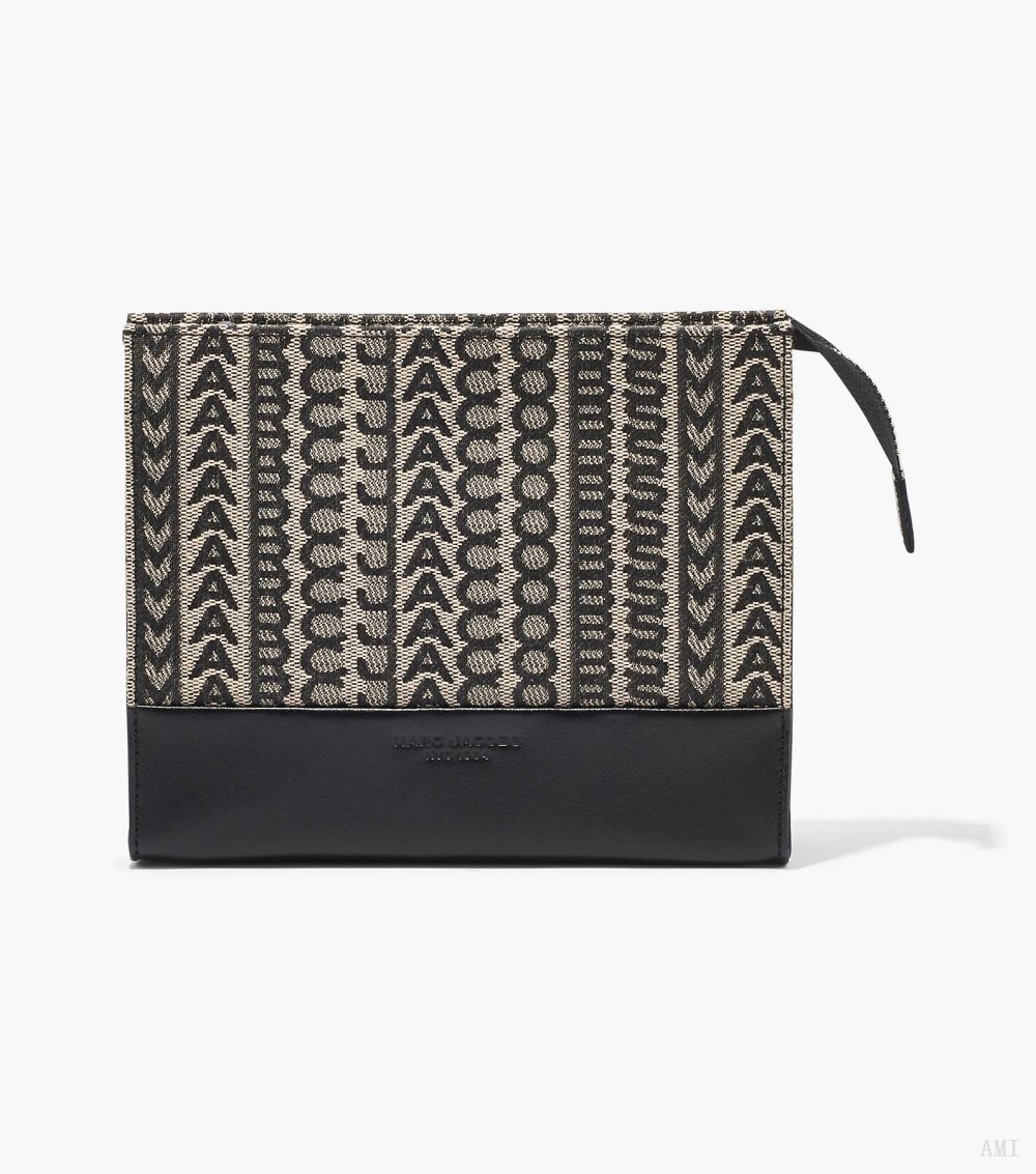 The Monogram Travel Pouch - Beige Multi