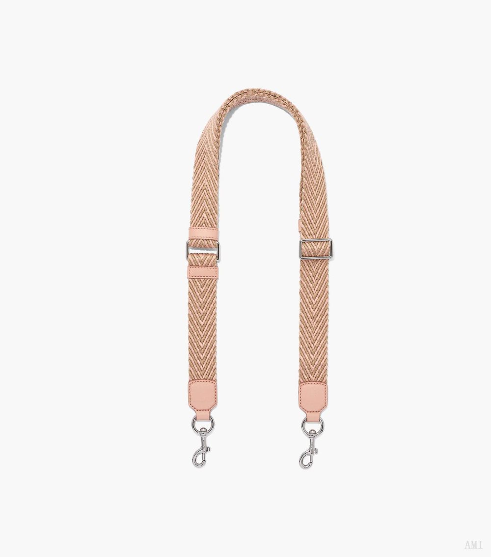 The Thin Arrow Webbing Strap - Rose Multi