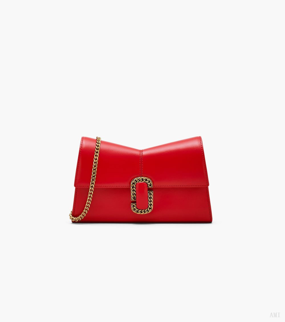 The St. Marc Chain Wallet - True Red