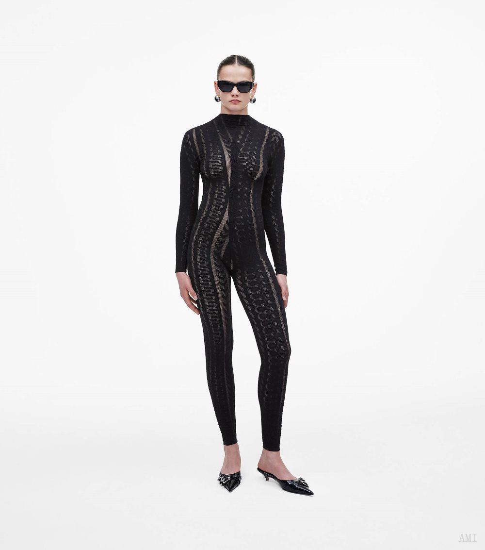 Seamless Catsuit - Black