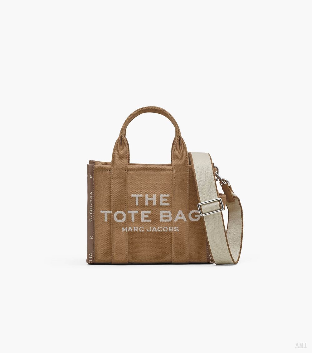 The Jacquard Small Tote Bag - Camel