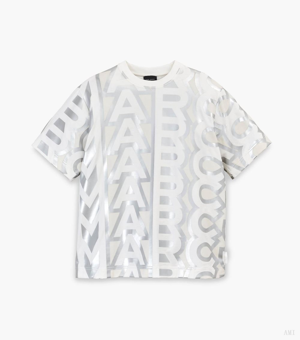 The Monogram Big T-Shirt - Silver/Bright White