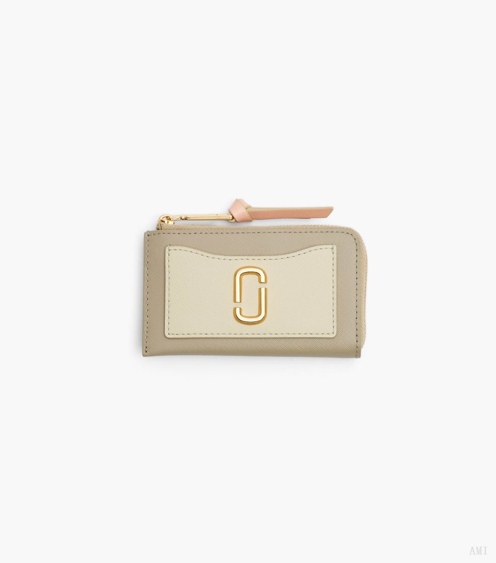 The Utility Snapshot Top Zip Multi Wallet - Khaki Multi