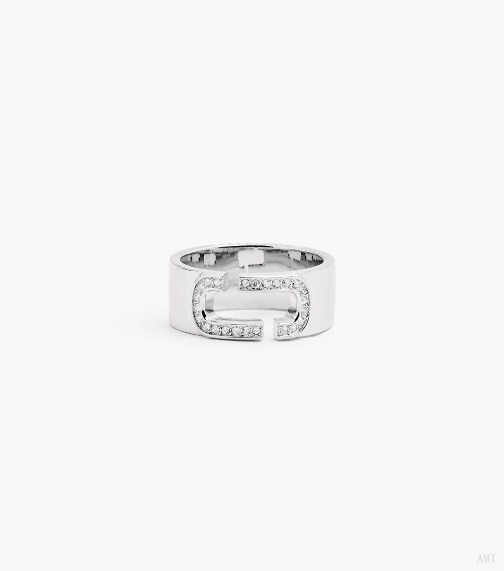 The J Marc Crystal Ring - Crystal/Silver