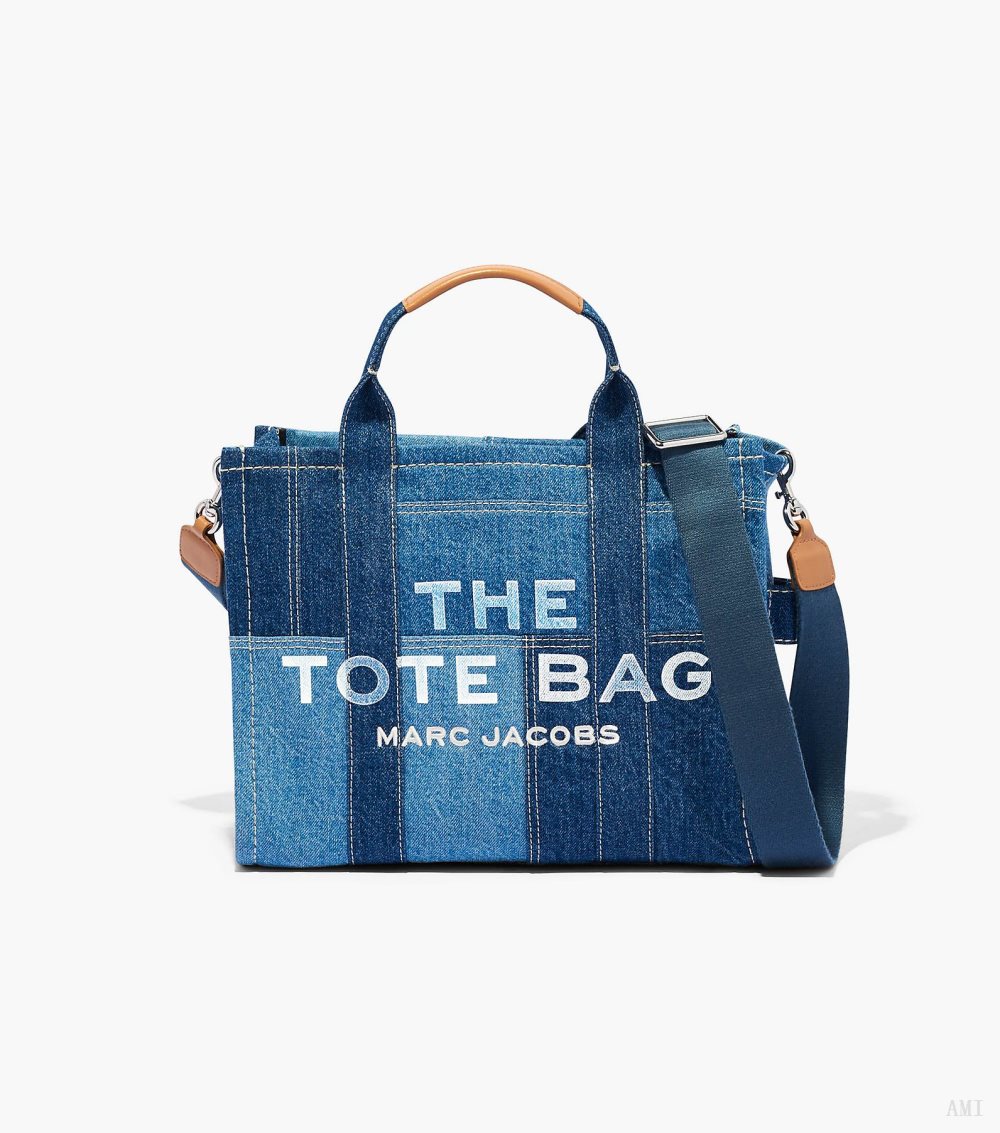 The Denim Medium Tote Bag - Blue Denim