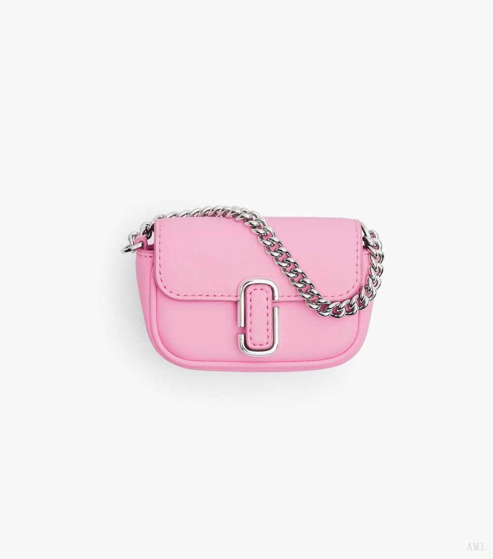 The Nano J Marc Bag Charm - Fluro Candy Pink