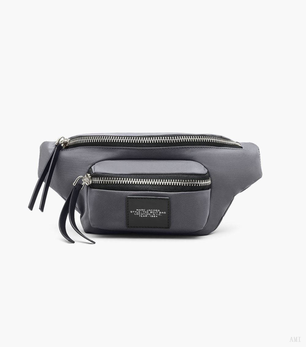 The Biker Nylon Belt Bag - Dark Shadow