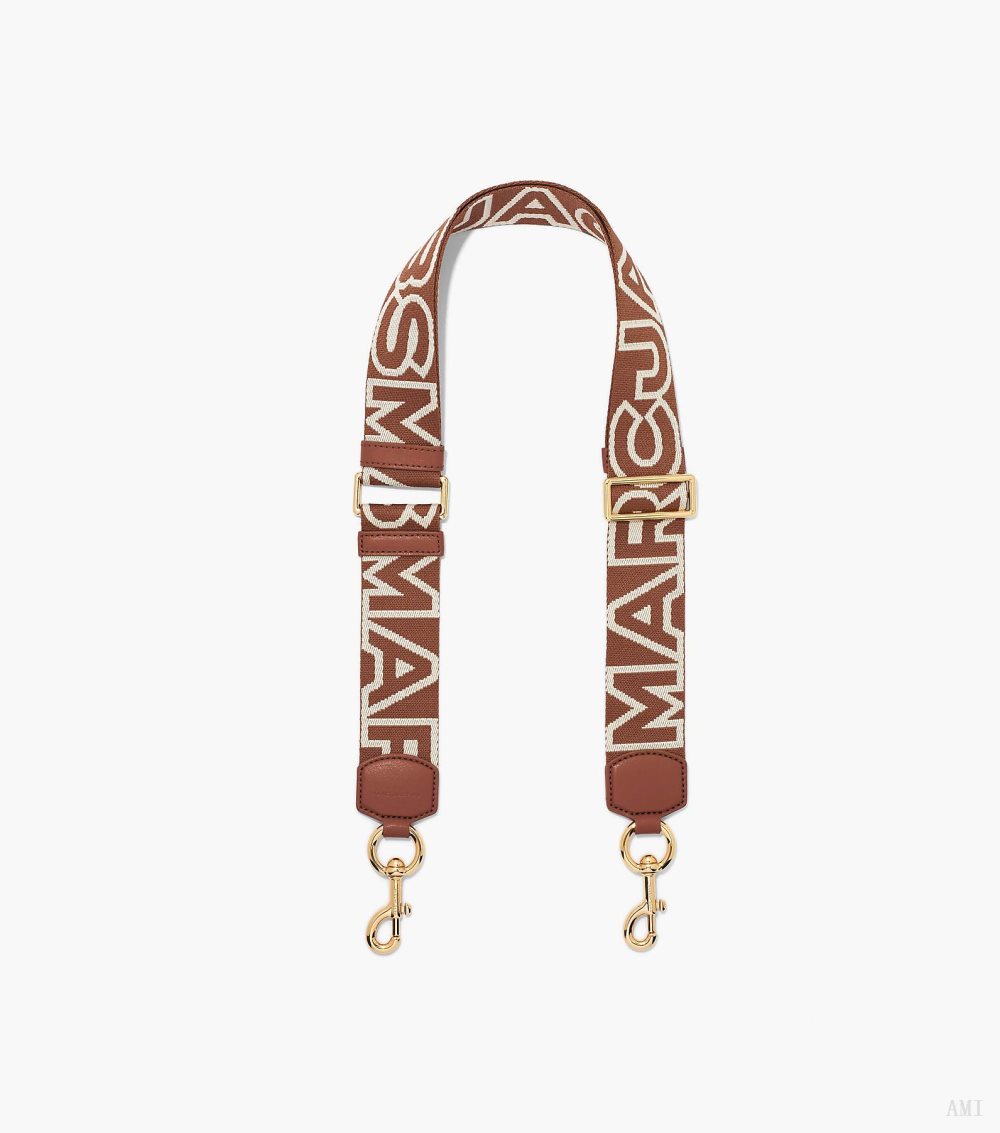 The Outline Logo Webbing Strap - Argan Oil Multi