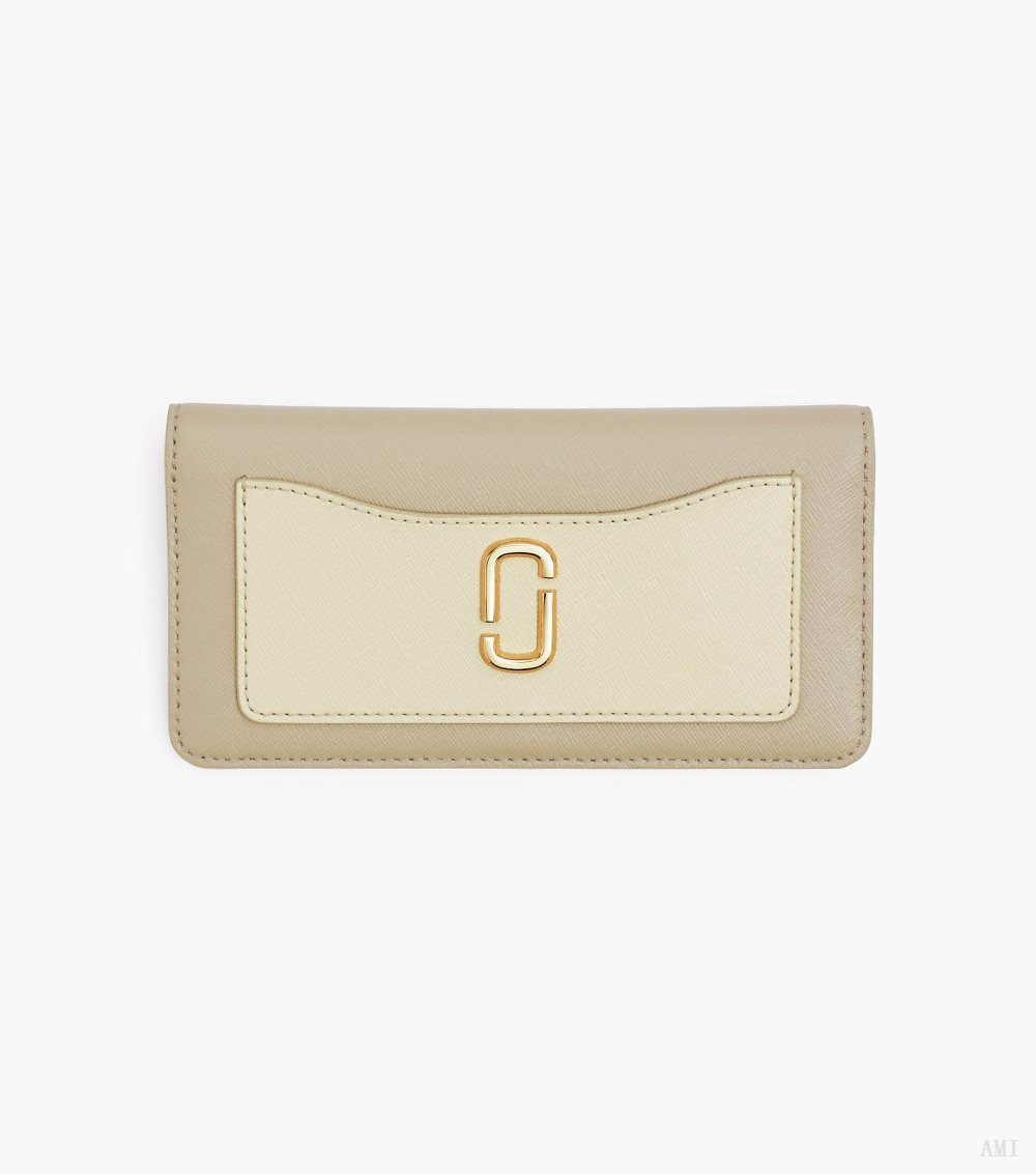 The Utility Snapshot Long Wallet - Khaki Multi