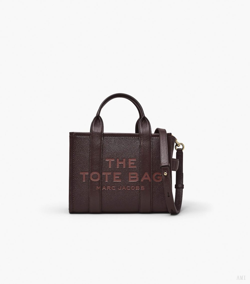 The Leather Small Tote Bag - Ganache