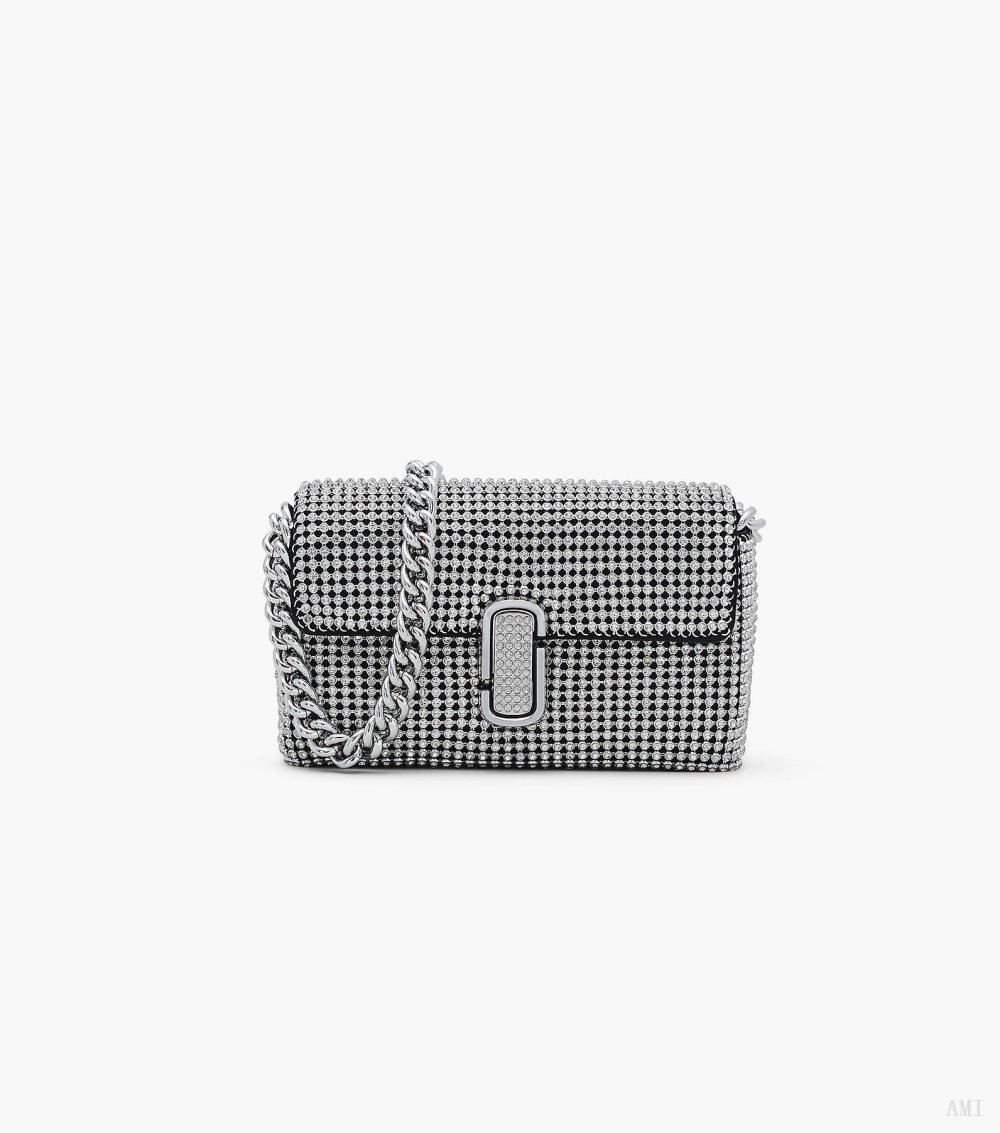 The Rhinestone J Marc Mini Shoulder Bag - Crystals