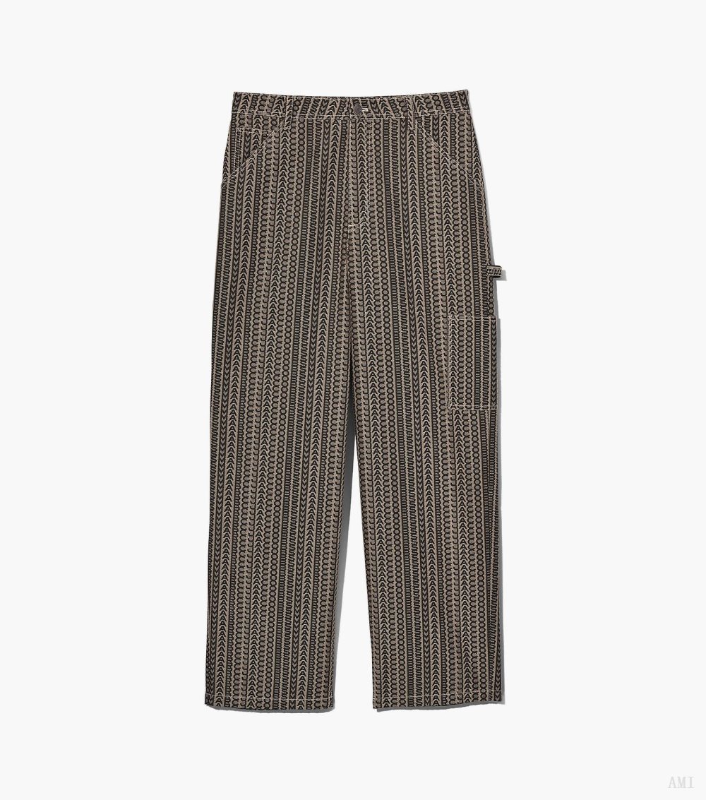 Monogram Painters Pants - Beige Multi