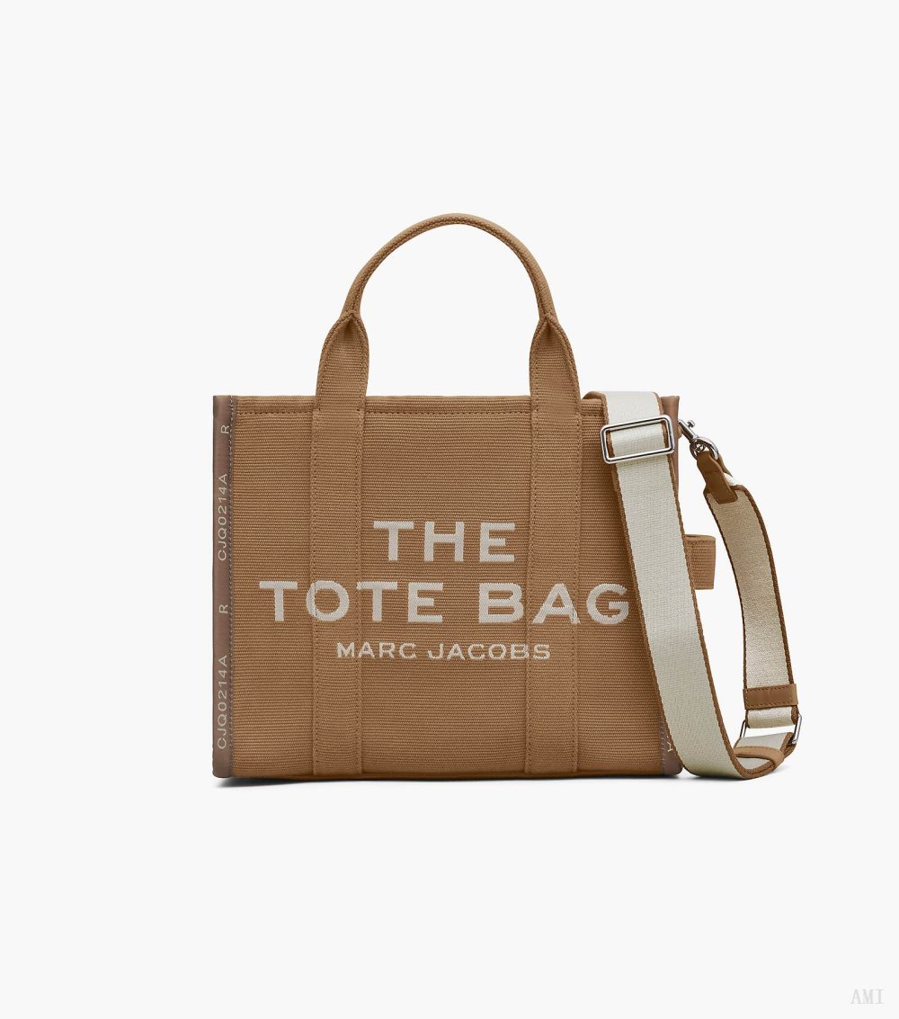 The Jacquard Medium Tote Bag - Camel