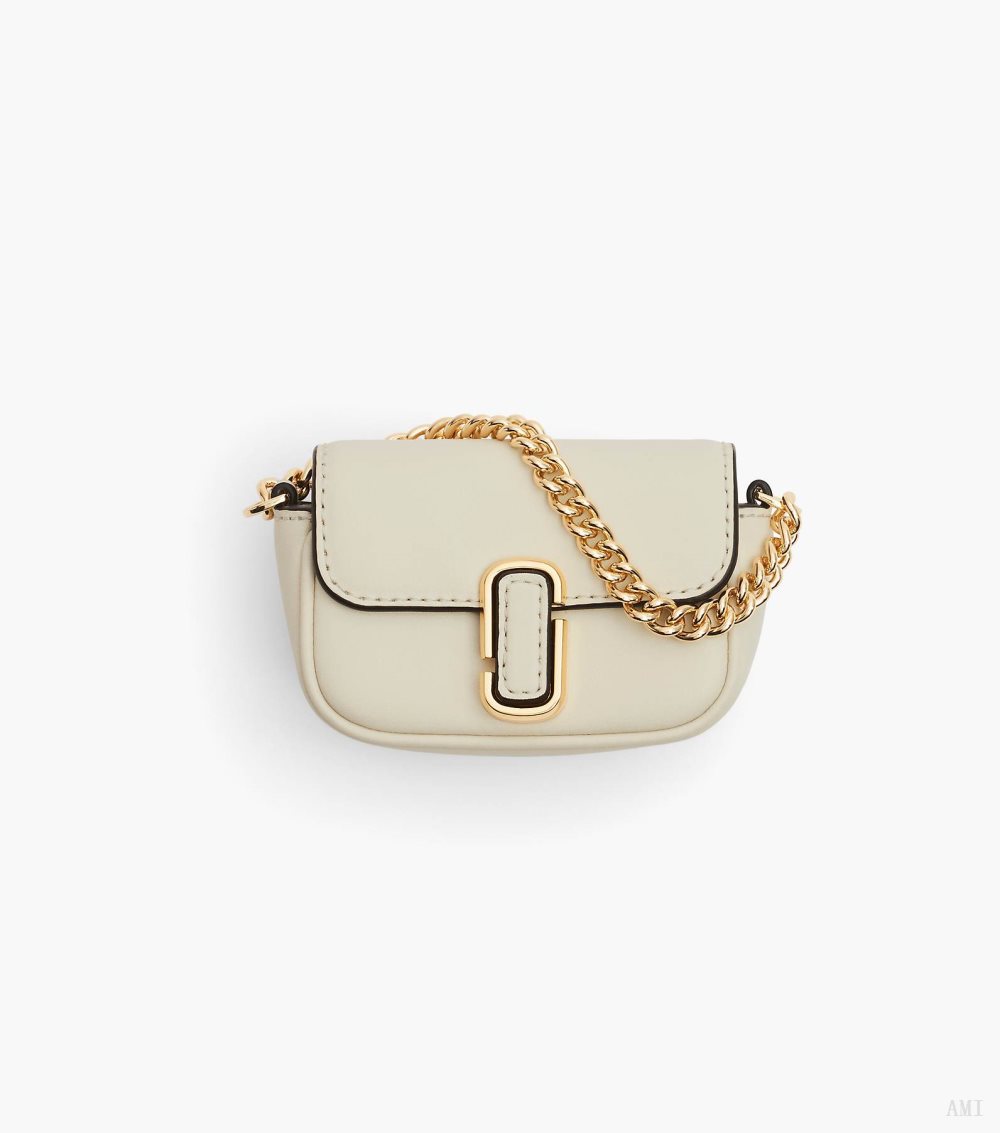 The Nano J Marc Bag Charm - Cloud White