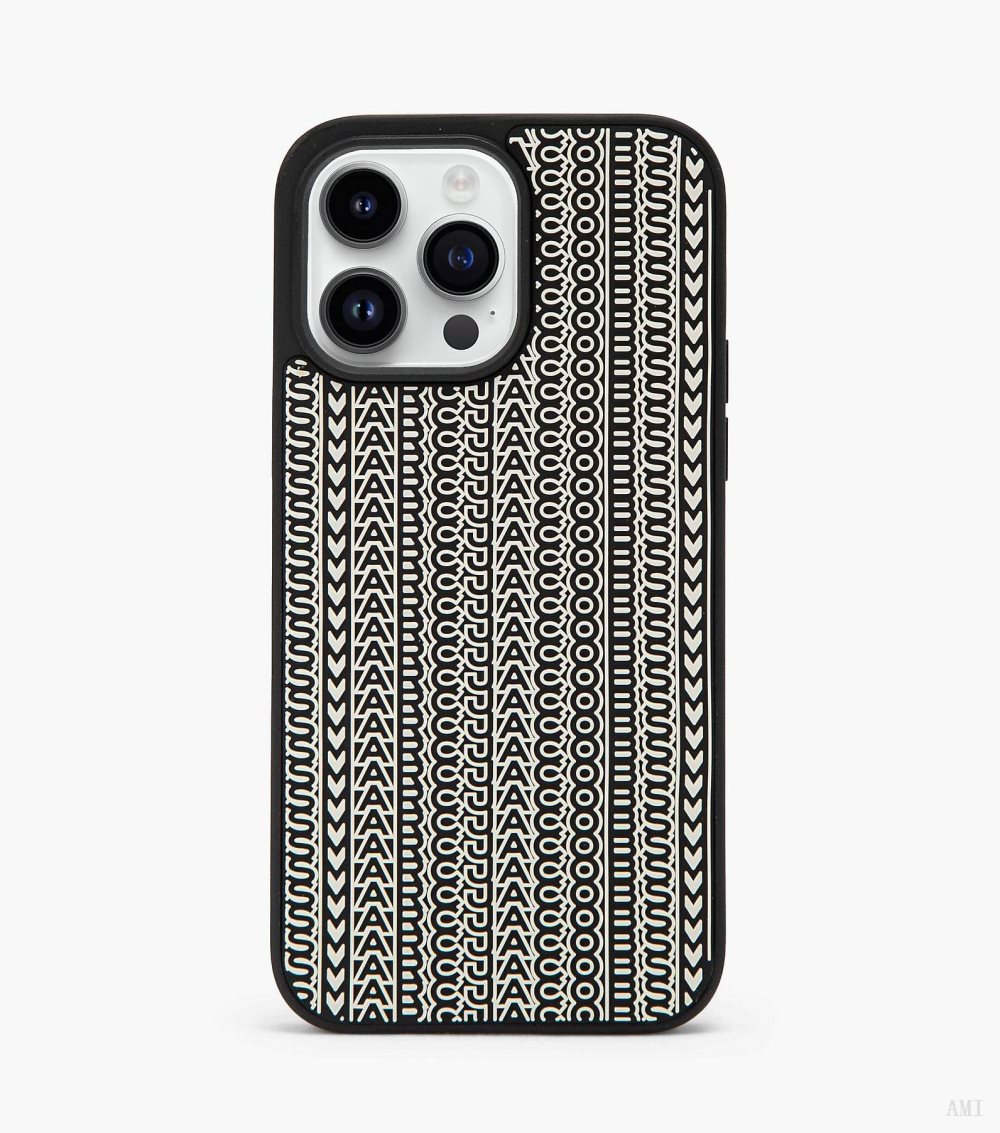 The Monogram Iphone 14 Pro Max 3D Case - Black/White